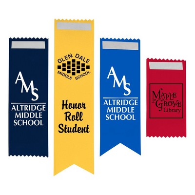 Satin Ribbon Badge (2½"x6")