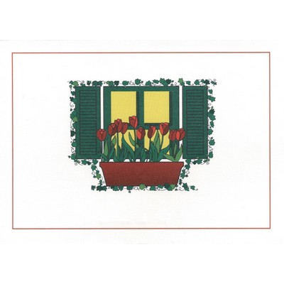 Window Box Everyday Blank Note Card (3 1/2"x5")